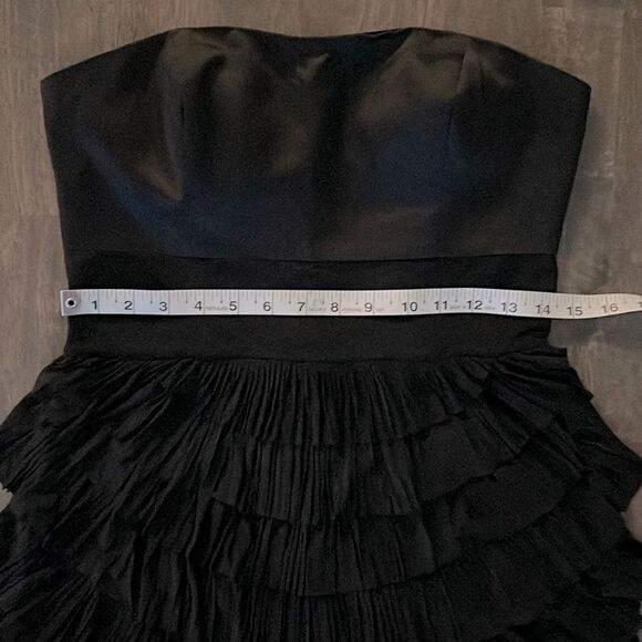 MM COUTURE by Miss Me Strapless Tiered Dress | Black | Size Medium - Picture 3 of 10